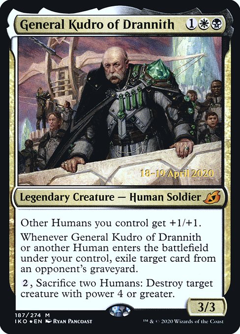 General Kudro of Drannith from Ikoria: Lair of Behemoths Promos