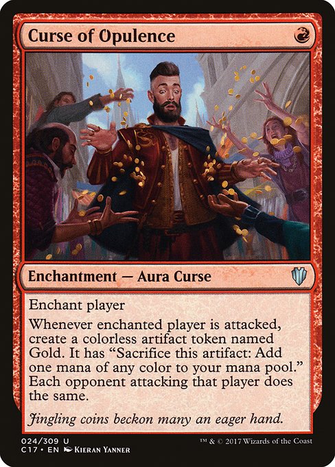 Curse of Opulence from Commander 2017