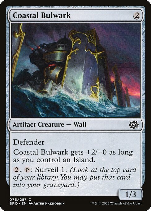 Coastal Bulwark highlighted card art
