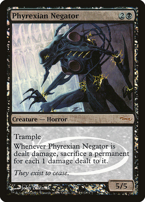 Phyrexian Negator from Judge Gift Cards 2004