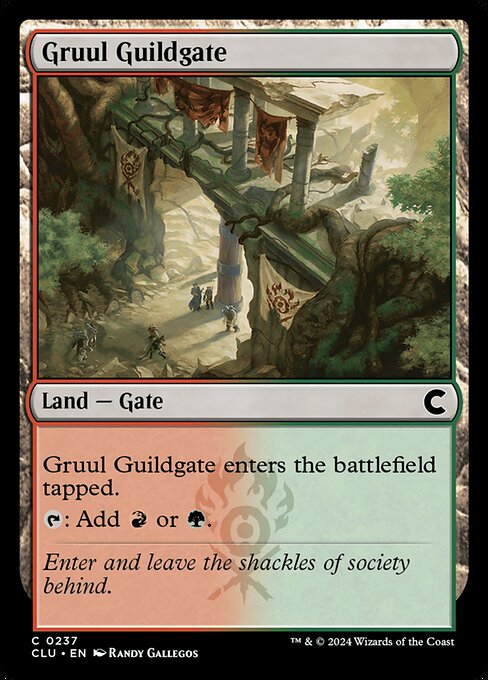 Gruul Guildgate from Ravnica: Clue Edition
