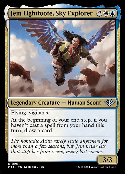 Jem Lightfoote, Sky Explorer highlighted card art