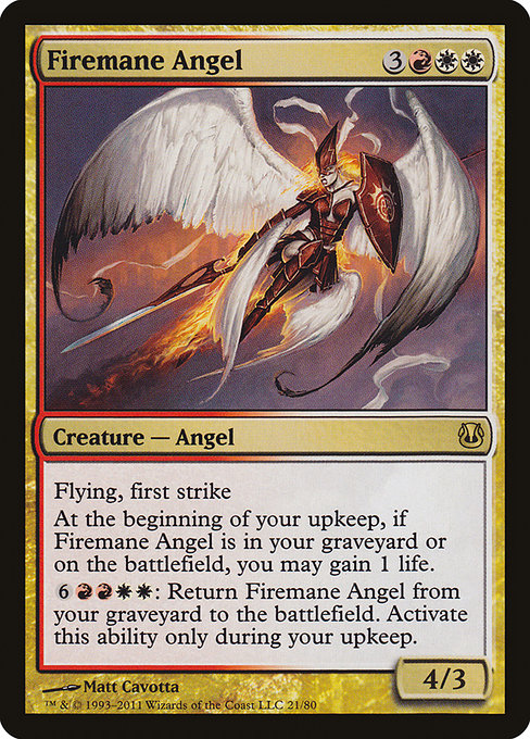 Firemane Angel from Duel Decks: Ajani vs. Nicol Bolas