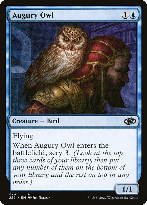 Augury Owl highlighted card art