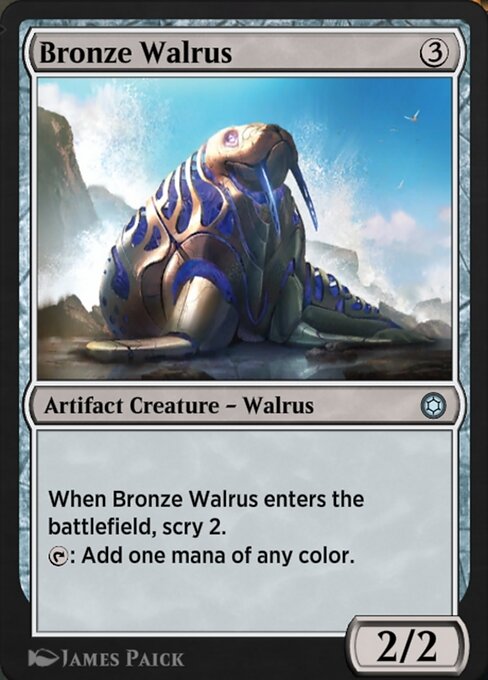 Bronze Walrus highlighted card art