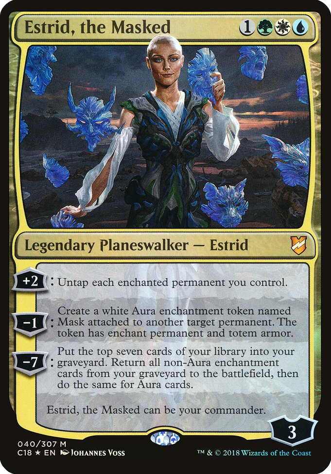Estrid, the Masked from Commander 2018 Oversized