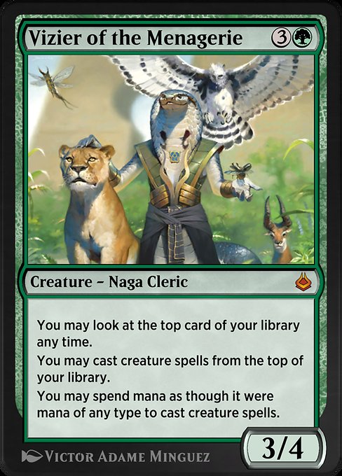 Vizier of the Menagerie from Amonkhet Remastered