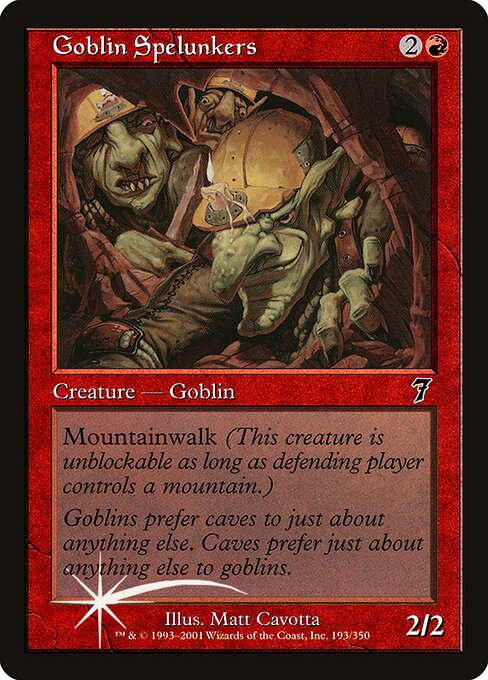 Goblin Spelunkers from Seventh Edition