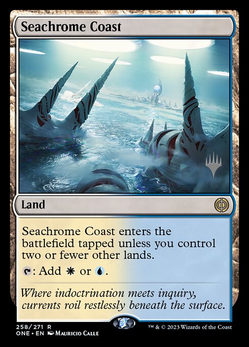 Seachrome Coast from Phyrexia: All Will Be One Promos