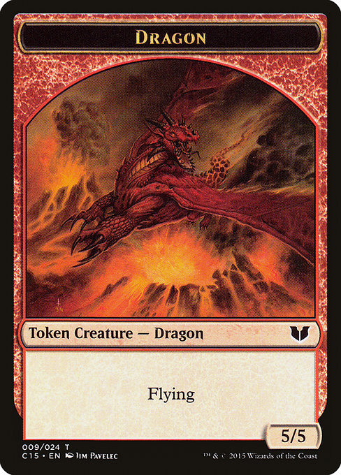 Dragon from Commander 2015 Tokens