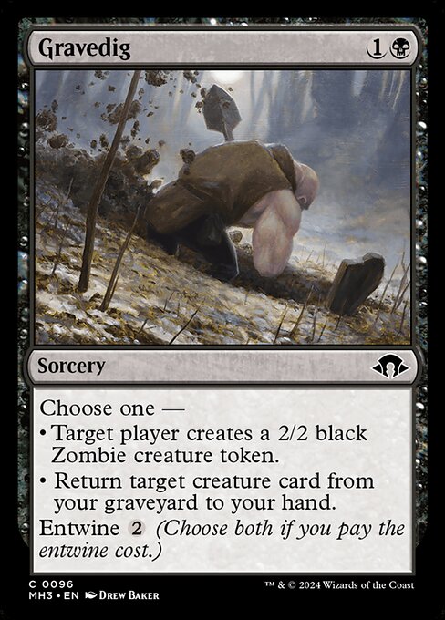 Gravedig highlighted card art