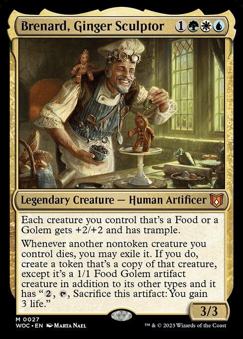 Brenard, Ginger Sculptor from Wilds of Eldraine Commander