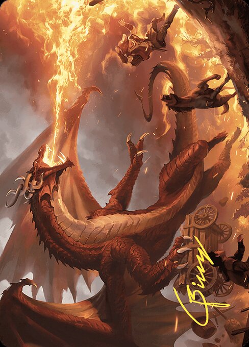 Realm-Scorcher Hellkite // Realm-Scorcher Hellkite highlighted card art