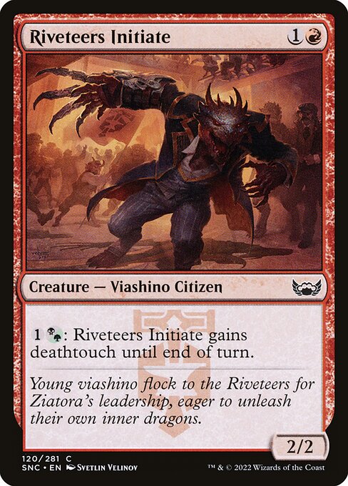 Riveteers Initiate highlighted card art