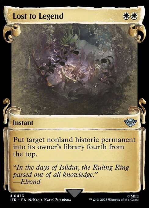 Lost to Legend highlighted card art