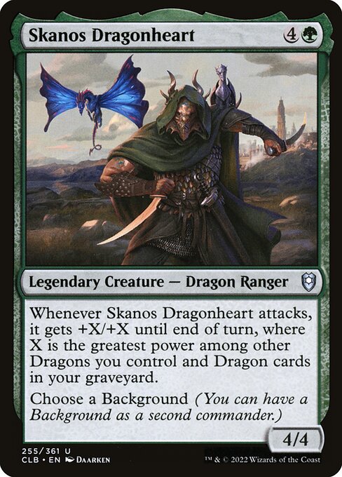 Skanos Dragonheart from Commander Legends: Battle for Baldur's Gate