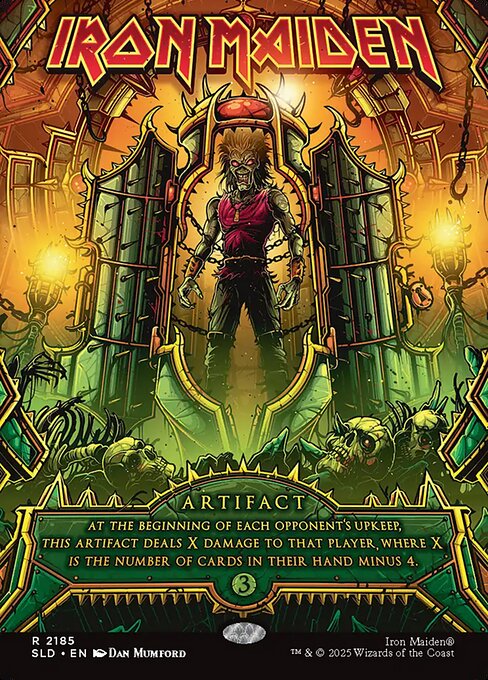 Iron Maiden highlighted card art
