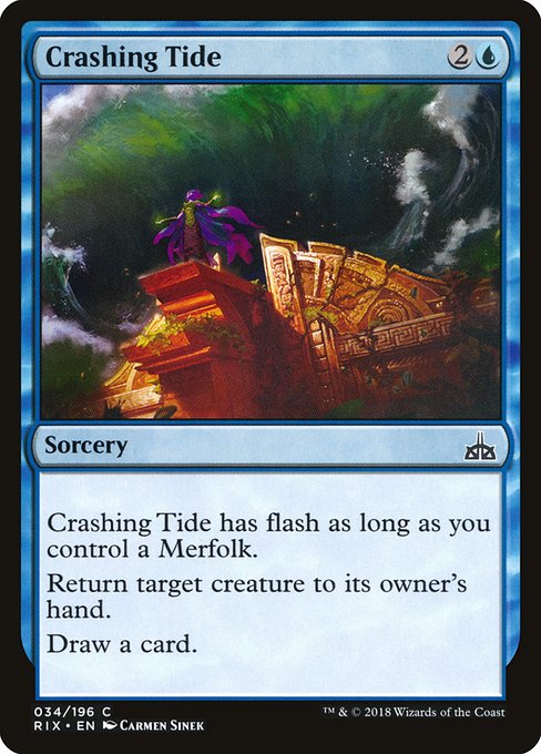 Crashing Tide from Rivals of Ixalan