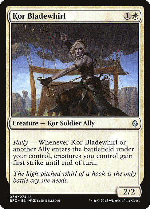 Kor Bladewhirl from Battle for Zendikar