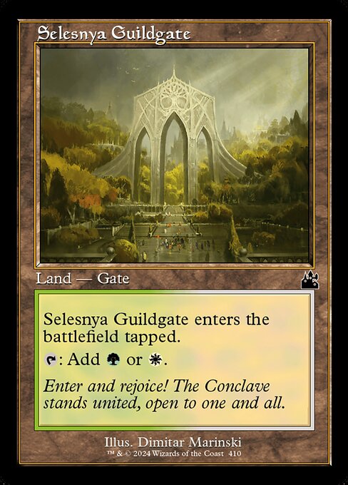 Selesnya Guildgate from Ravnica Remastered