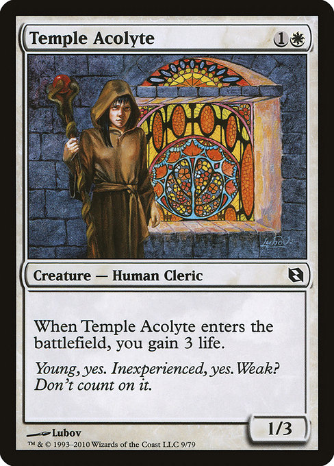 Temple Acolyte from Duel Decks: Elspeth vs. Tezzeret