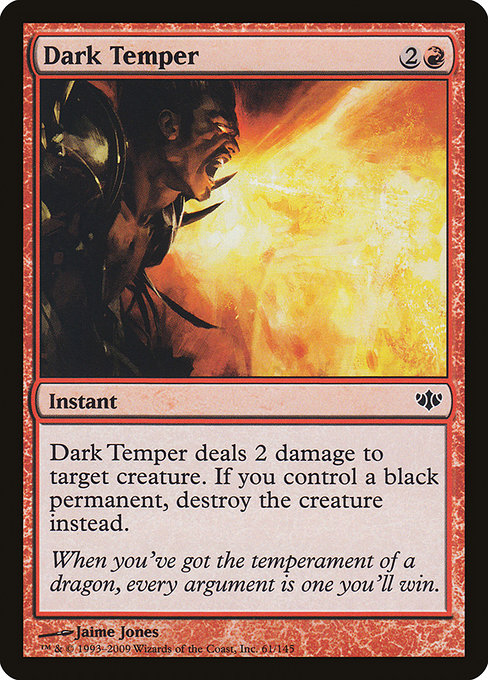 Dark Temper highlighted card art