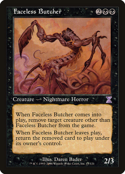 Faceless Butcher from Time Spiral Timeshifted