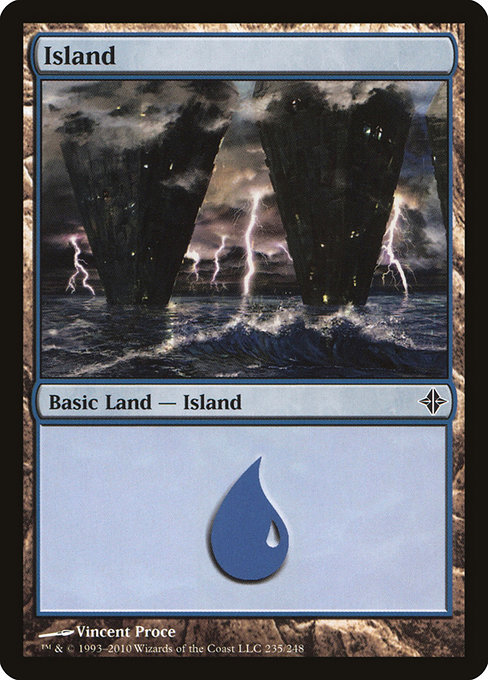 Island from Rise of the Eldrazi