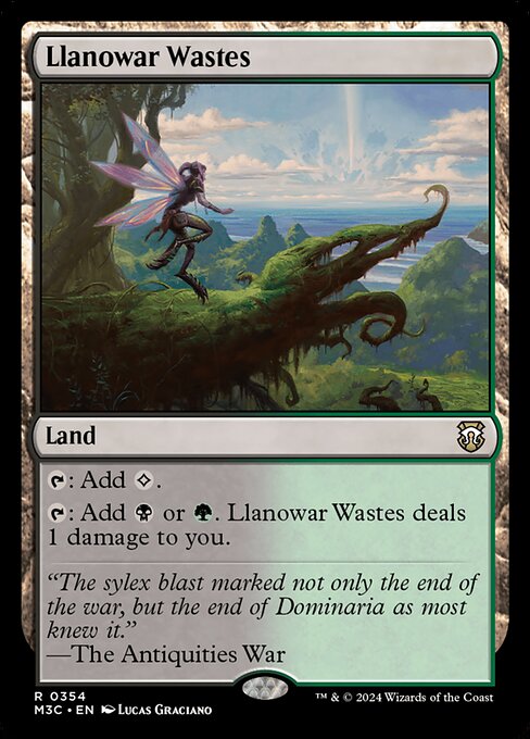 Llanowar Wastes from Modern Horizons 3 Commander