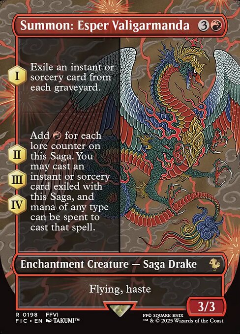 Summon: Esper Valigarmanda from Final Fantasy Commander