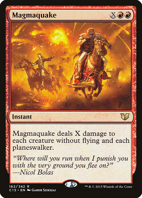 Magmaquake from Commander 2015