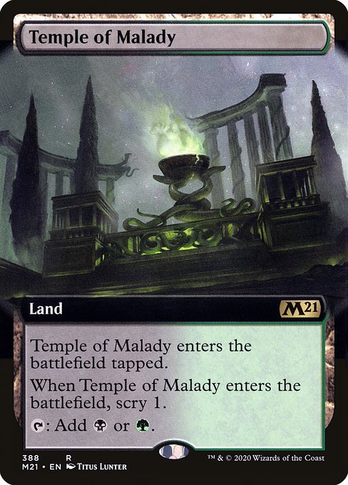 Temple of Malady from Core Set 2021
