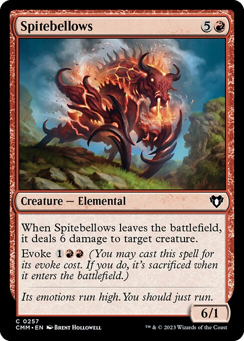 Spitebellows from Commander Masters