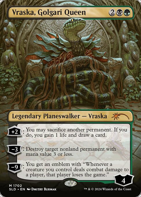 Vraska, Golgari Queen highlighted card art