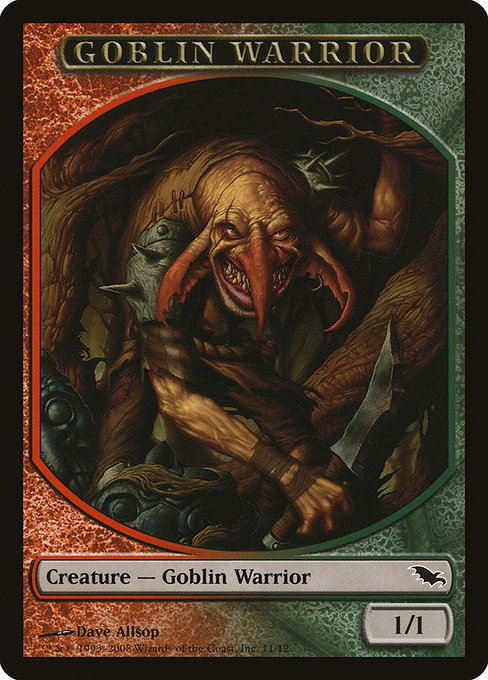 Goblin Warrior from Shadowmoor Tokens