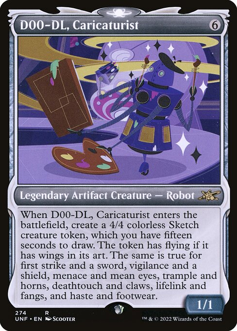 D00-DL, Caricaturist from Unfinity