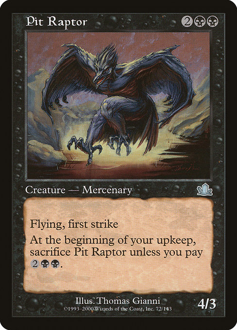 Pit Raptor highlighted card art