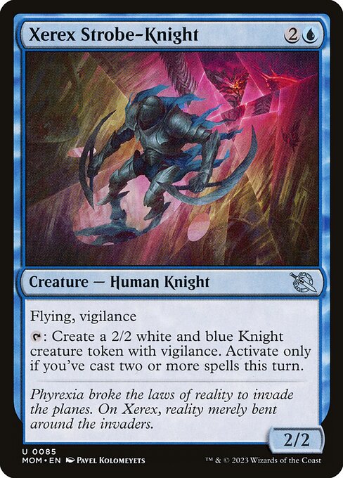 Xerex Strobe-Knight highlighted card art