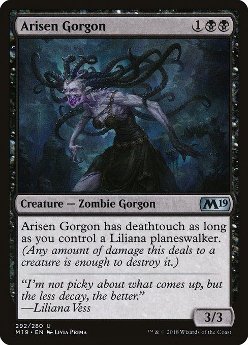 Arisen Gorgon highlighted card art