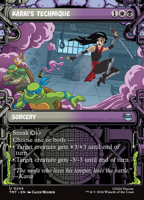 Karai's Technique from Teenage Mutant Ninja Turtles