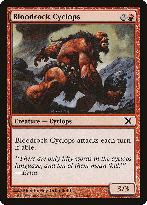 Bloodrock Cyclops from Tenth Edition