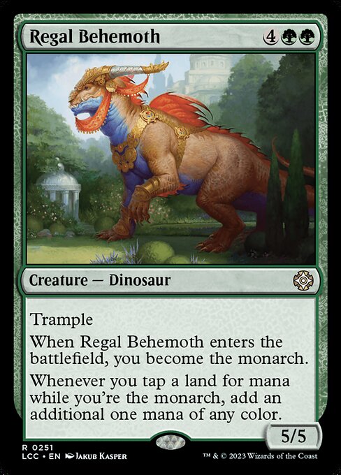 Regal Behemoth highlighted card art