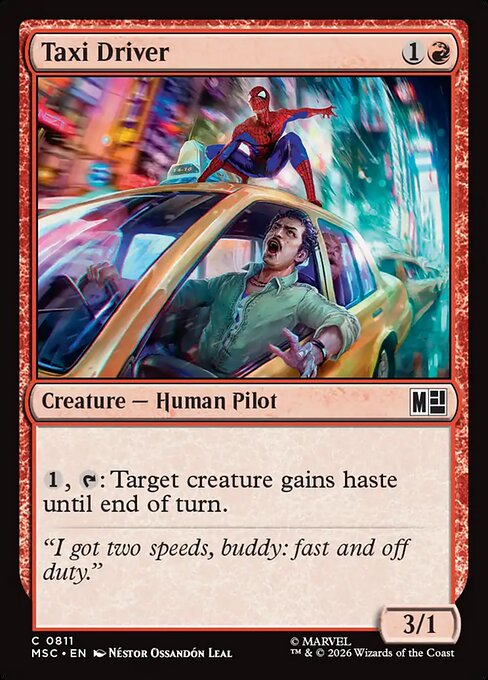 Taxi Driver from Marvel Super Heroes Commander
