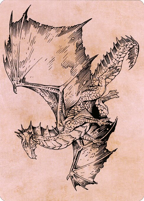 Ancient Bronze Dragon // Ancient Bronze Dragon from Battle for Baldur's Gate Art Series