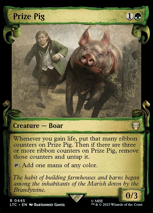 Prize Pig highlighted card art