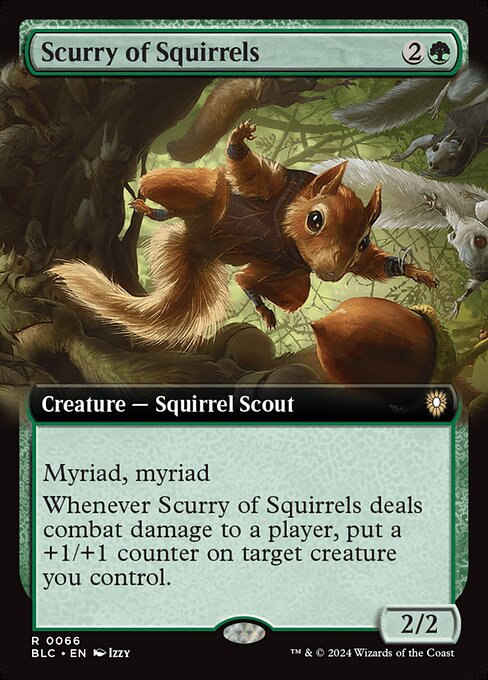 Scurry of Squirrels from Bloomburrow Commander