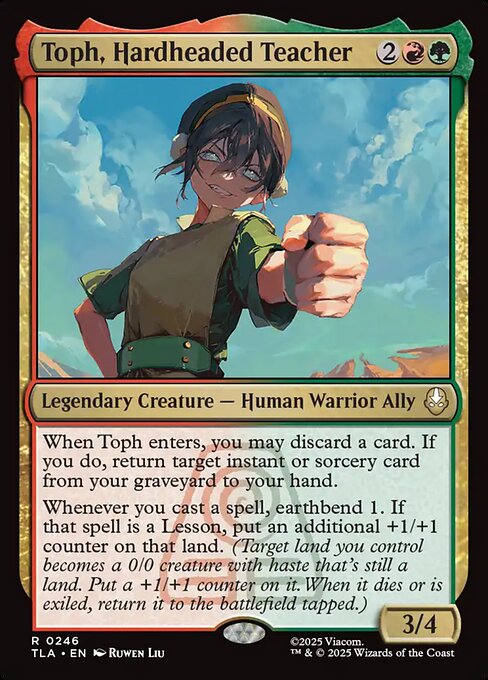 Toph, Hardheaded Teacher from Avatar: The Last Airbender