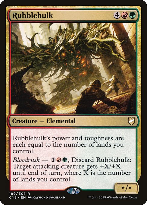 Rubblehulk from Commander 2018