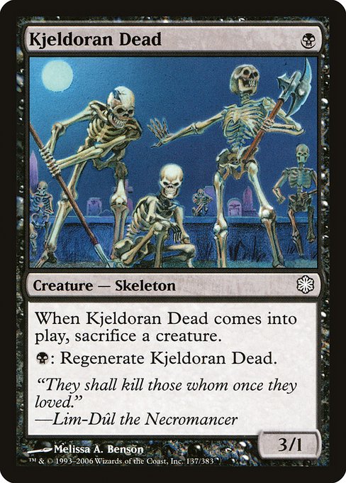 Kjeldoran Dead from Coldsnap Theme Decks