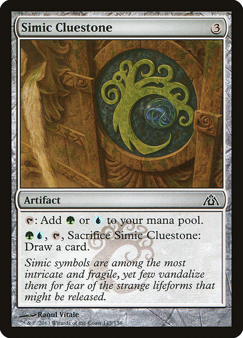 Simic Cluestone highlighted card art